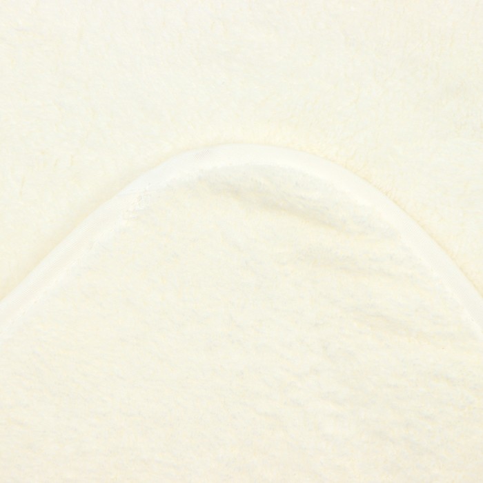Полотенце-уголок LoveLife "Дружок", цв. белый, 80х80 см, 100% пэ, микрофибра 280 г/м2 - фото 1909248595