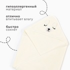 Полотенце - уголок LoveLife «Дружок», 80×80 см, микрофибра, белое - Фото 2