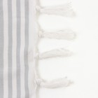 Полотенце Пештемаль LoveLife "Полоски", цв. серый, 100х180 см, 100% хлопок, 180 г/м2 - фото 54749893