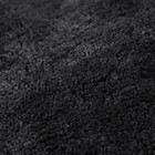Мягкий коврик Bantu для ванной комнаты 50х80 см, цвет чёрный - Фото 3
