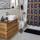 Мягкий коврик Bantu для ванной комнаты 50х80 см, цвет чёрный - Фото 5