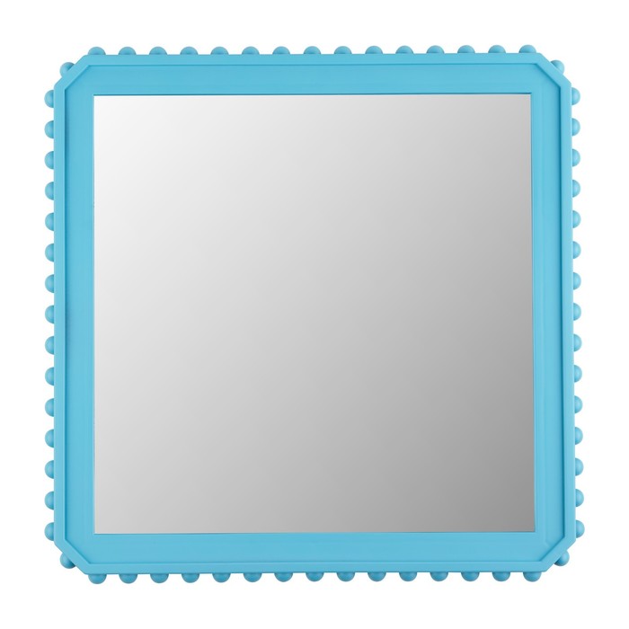 Зеркало Bantu, цвет голубой - Фото 1