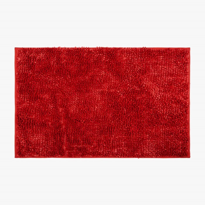 Мягкий коврик Expressia для ванной комнаты 50х80 см, цвет красный