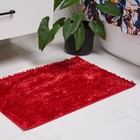 Мягкий коврик Expressia для ванной комнаты 50х80 см, цвет красный - Фото 2