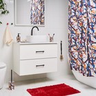 Мягкий коврик Expressia для ванной комнаты 50х80 см, цвет красный - Фото 3