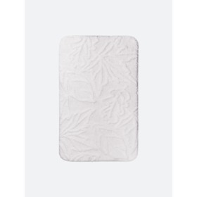 Мягкий коврик Shelest, для ванной комнаты, 50х80 см, цвет белый
