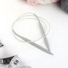 Спицы круговые, для вязания, с тефлоновым покрытием, с пластиковой леской, d = 8 мм, 100 см - фото 44383724