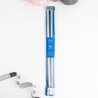 Спицы для вязания, прямые, с тефлоновым покрытием, d = 10 мм, 35 см, 2 шт - фото 9754808