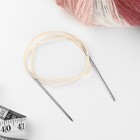 Спицы круговые на кембрике, для вязания, d = 3,5 мм, 100 см - Фото 2