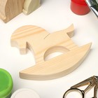 Заготовка для творчества "Качалка лошадка", 10,3х8,5х1,6, сосна - фото 24342460