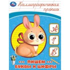 Каллиграфическая пропись «Пишем буквы и цифры» 9845598 - фото 10704156