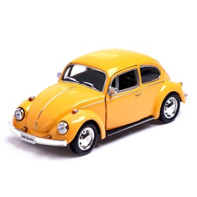 Машина металлическая VOLKSWAGEN BEETLE 1967, масштаб 1:32, инерция, цвет МИКС, в пакете