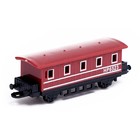 Поезд металлический «Классика», с 4 вагонами, инерция, МИКС, в пакете - фото 24292332