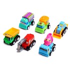 Набор инерционных машин "Стройка" 6 шт., МИКС в ПАКЕТЕ - фото 42765480