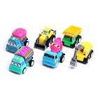 Набор инерционных машин "Стройка" 6 шт., МИКС в ПАКЕТЕ - фото 42765481