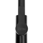 Смеситель для кухни ZEIN Z2941, выдвижная лейка 2 режима, картридж 35мм, нерж. сталь, черный - Фото 8