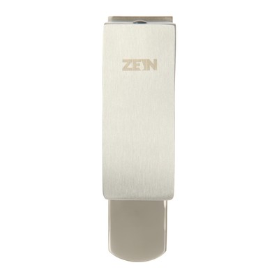 Смеситель для раковины ZEIN Z2942, картридж 40 мм, короткий излив, нерж сталь, сатин