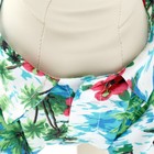 Рубашка для собак «Тропики», M (ДС 26, ОГ 34, ОШ 25 см), голубая - Фото 4