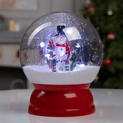 Шар светодиодный, Luazon Lighting, 26.5 см, музыкальный, свечение белое