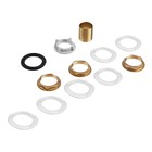 Смеситель на борт ванны ZEIN NB-7, на четыре отверстия, комплект, ретро, черный/золотой - Фото 14