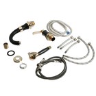 Смеситель на борт ванны ZEIN NB-7, на четыре отверстия, комплект, ретро, черный/золотой - Фото 15