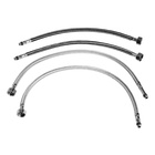 Смеситель на борт ванны ZEIN NB-3, на четыре отверстия, комплект, высокий излив, хром - Фото 1