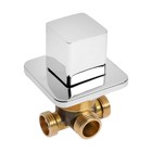 Смеситель на борт ванны ZEIN NB-3, на четыре отверстия, комплект, высокий излив, хром - Фото 9