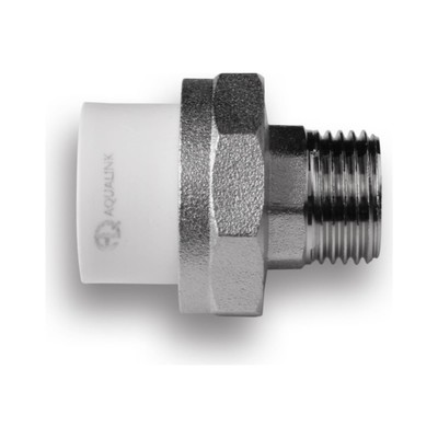 Американка AQUALINK, полипропиленовая, d=25 мм х 3/4", наружная резьба