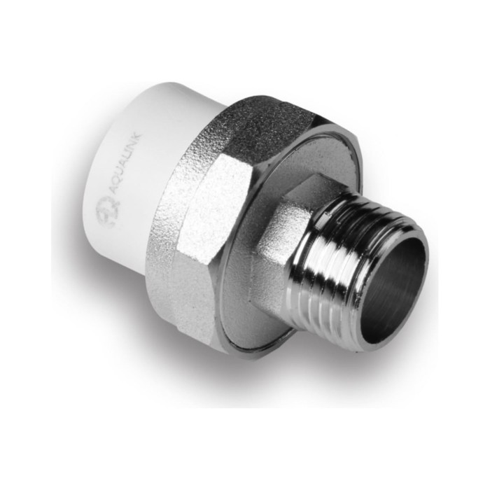 

Американка AQUALINK, полипропиленовая, d=20 мм х 3/4", наружная резьба