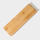 Набор банок стеклянных для сыпучих продуктов на бамбуковой подставке BellaTenero «Эко», 330 мл - Фото 8