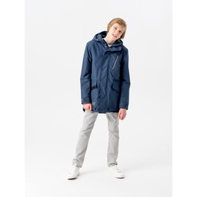 Куртка весенняя для мальчика «Олег», рост 158 см, цвет синий