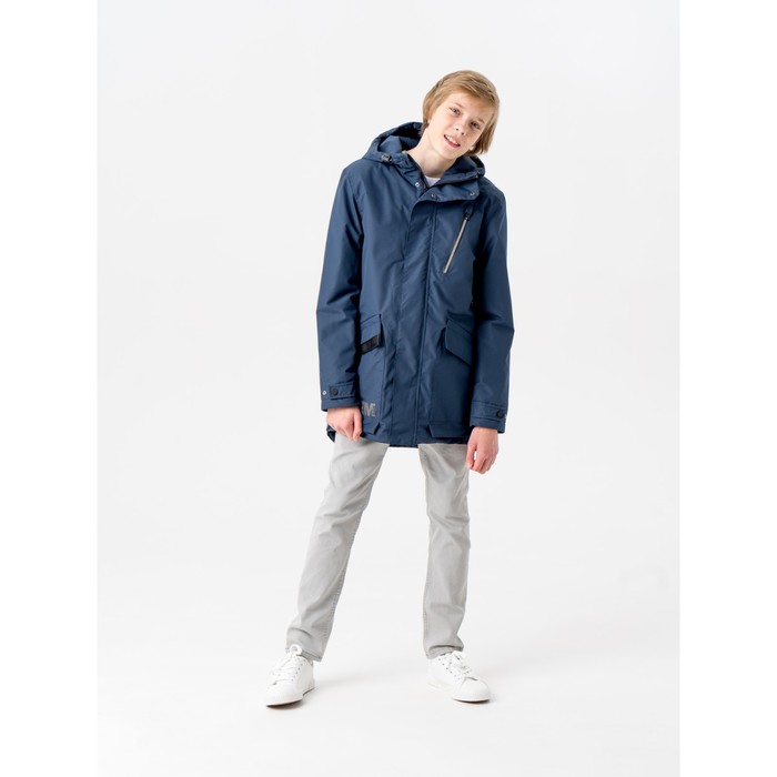 Куртка весенняя для мальчика «Олег», рост 164 см, цвет синий