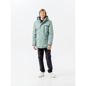 Куртка зимняя для мальчика «Урал», рост 134 см, цвет светло-зелёный