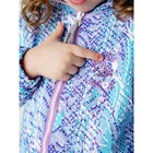 Ветровка для девочки «Мия», рост 104 см, цвет сиреневый - Фото 10
