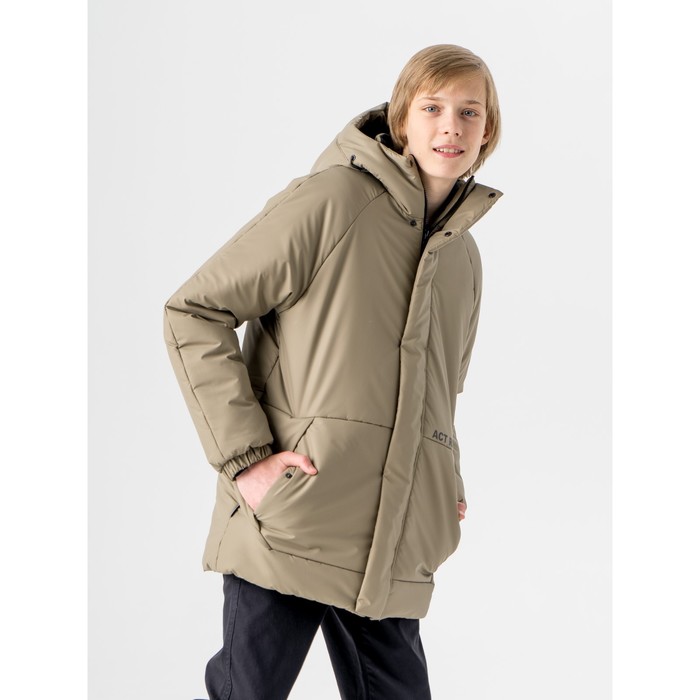 Куртка зимняя для мальчика «Стив», рост 146 см, цвет бежевый - Фото 1