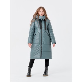 Пальто зимнее для девочки «Сандра», рост 152 см, цвет серый