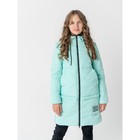 Пальто весеннее для девочки «Эмили», рост 128 см, цвет бирюзовый - Фото 2