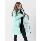 Пальто весеннее для девочки «Эмили», рост 128 см, цвет бирюзовый - Фото 5