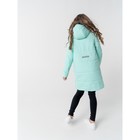 Пальто весеннее для девочки «Эмили», рост 128 см, цвет бирюзовый - Фото 7