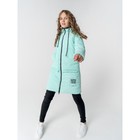 Пальто весеннее для девочки «Эмили», рост 128 см, цвет бирюзовый - Фото 8