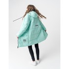 Пальто весеннее для девочки «Эмили», рост 128 см, цвет бирюзовый - Фото 9
