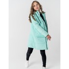 Пальто весеннее для девочки «Эмили», рост 128 см, цвет бирюзовый - Фото 10
