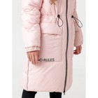 Пальто зимнее для девочки «Инга», рост 170 см, цвет розовый - Фото 4