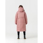 Пальто зимнее для девочки «Лена», рост 158 см, цвет пыльная роза - Фото 3