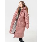 Пальто зимнее для девочки «Лена», рост 158 см, цвет пыльная роза - Фото 9