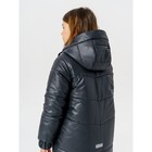 Пальто зимнее для девочки «Маргарита», рост 122 см, цвет чёрный - Фото 2