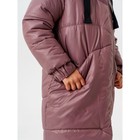 Пальто зимнее для девочки «Маргарита», рост 140 см, цвет кофе - Фото 4