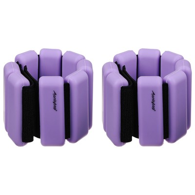 Утяжелители ONLYTOP, 2 шт. × 0.5 кг, цвет фиолетовый