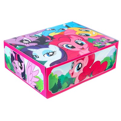Подарочная коробка, складная, 28х21х9 см, My little pony