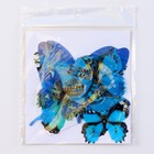 Набор для украшения «Бабочки», 12 шт, цвет голубой - Фото 6